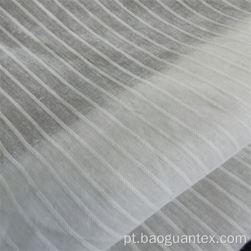 Tecido de padrão listrado de algodão 100%